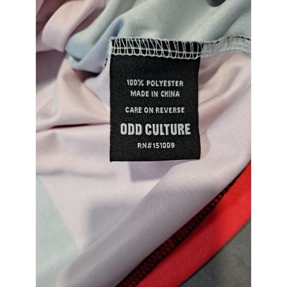 Odd Culture Men's Multicolor Color Block Rapper Bear Trendy Y2K Shirt,  2XL - Picture 4 of 7